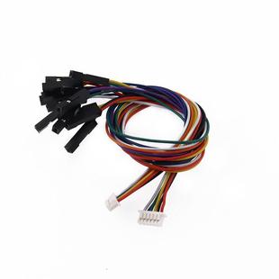 电子线 母头端子线 转接线MX1.25MM间距 双头转2.54mm杜邦1P胶壳