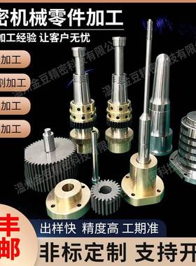 cnc加工铝合金非标零件定做不锈钢铜铁铝合金数控车床精密五金