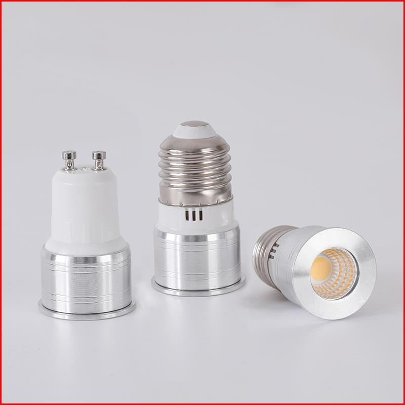 E27螺口LED小瓦射灯迷你灯杯1w暖光220V聚光透镜灯微型节能氛围灯