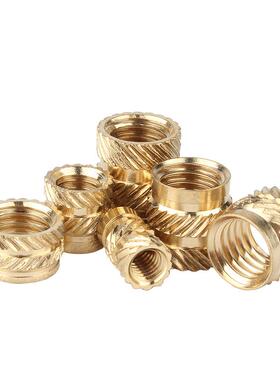 M2.5 M2M3注塑热熔铜螺母土八字铜螺母预埋铜嵌件*3x4x5x6x8x10mm