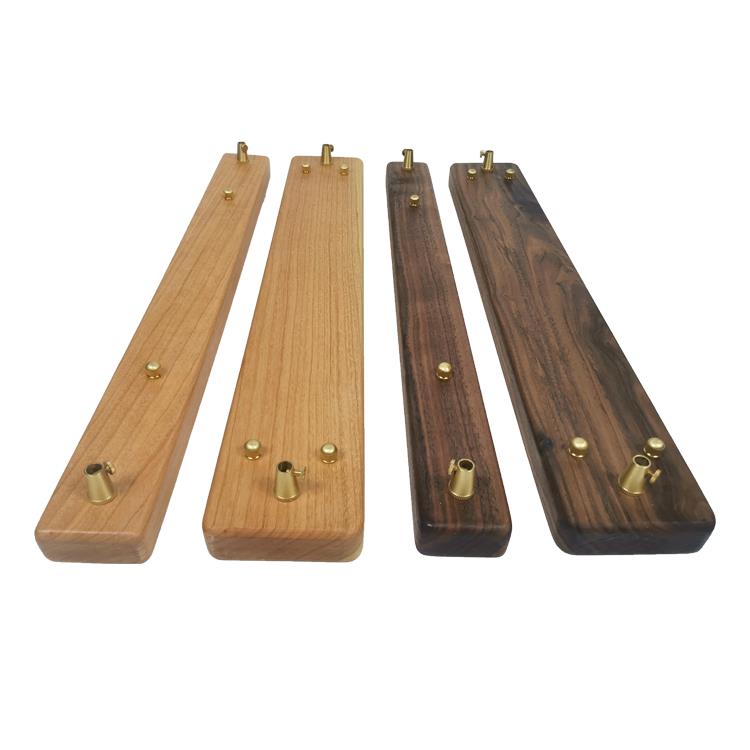 长条灯底座餐桌吊灯吸顶盘位移器圆形灯座黑胡桃原木底盘灯具配件