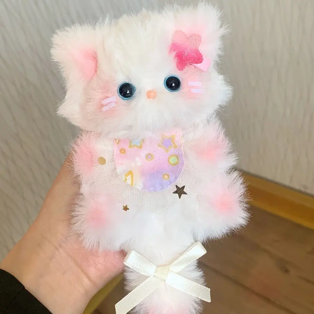 創意扭扭棒小貓咪掛件手工diy