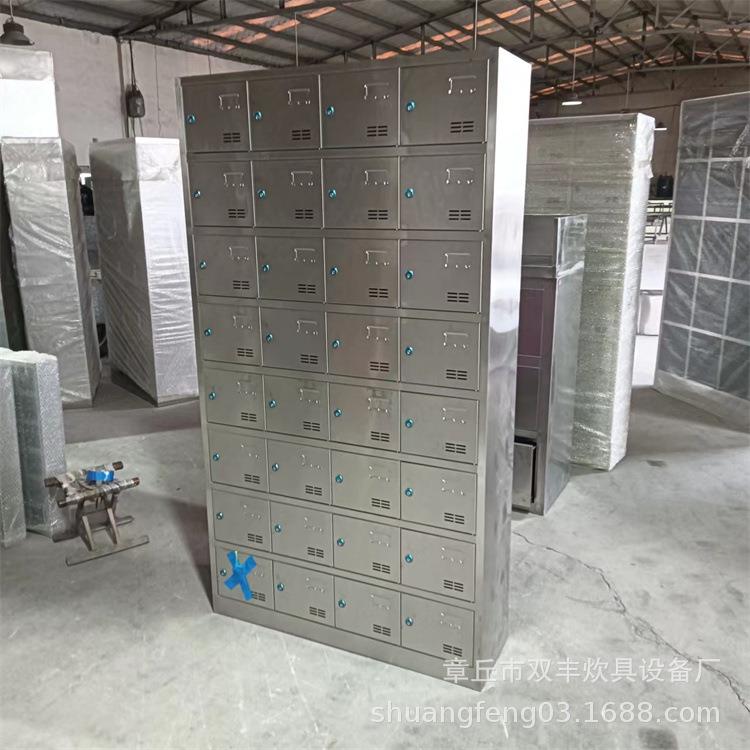 供应食堂不锈钢储物柜三层6门碗柜碗柜餐盘柜