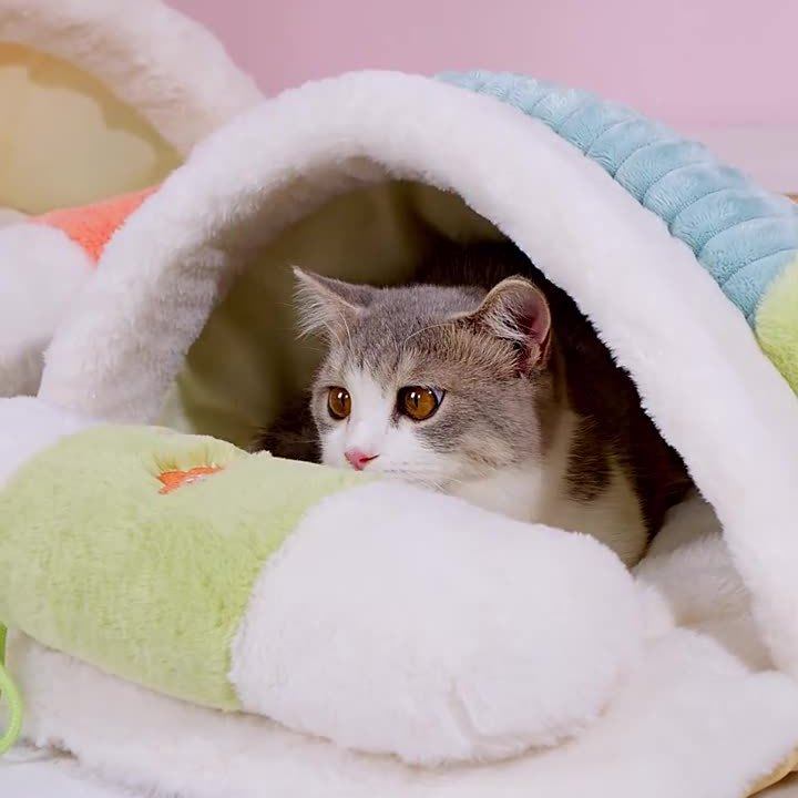 猫窝冬季保暖半封闭猫咪安全感窝猫床猫垫子猫咪睡觉用猫屋猫帐篷,宠物/宠物食品及用品,猫窝/屋/帐篷/沙发,淘宝优惠券,粉丝福利购,淘宝优惠卷