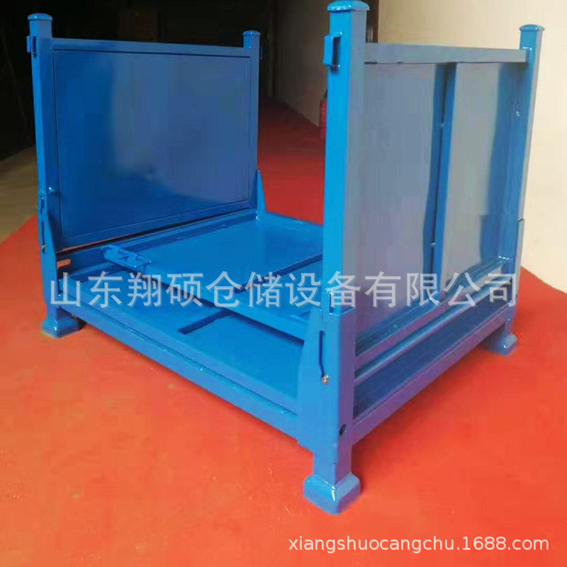 金属周转箱定制服务车间废料箱物流转运箱折叠物料箱