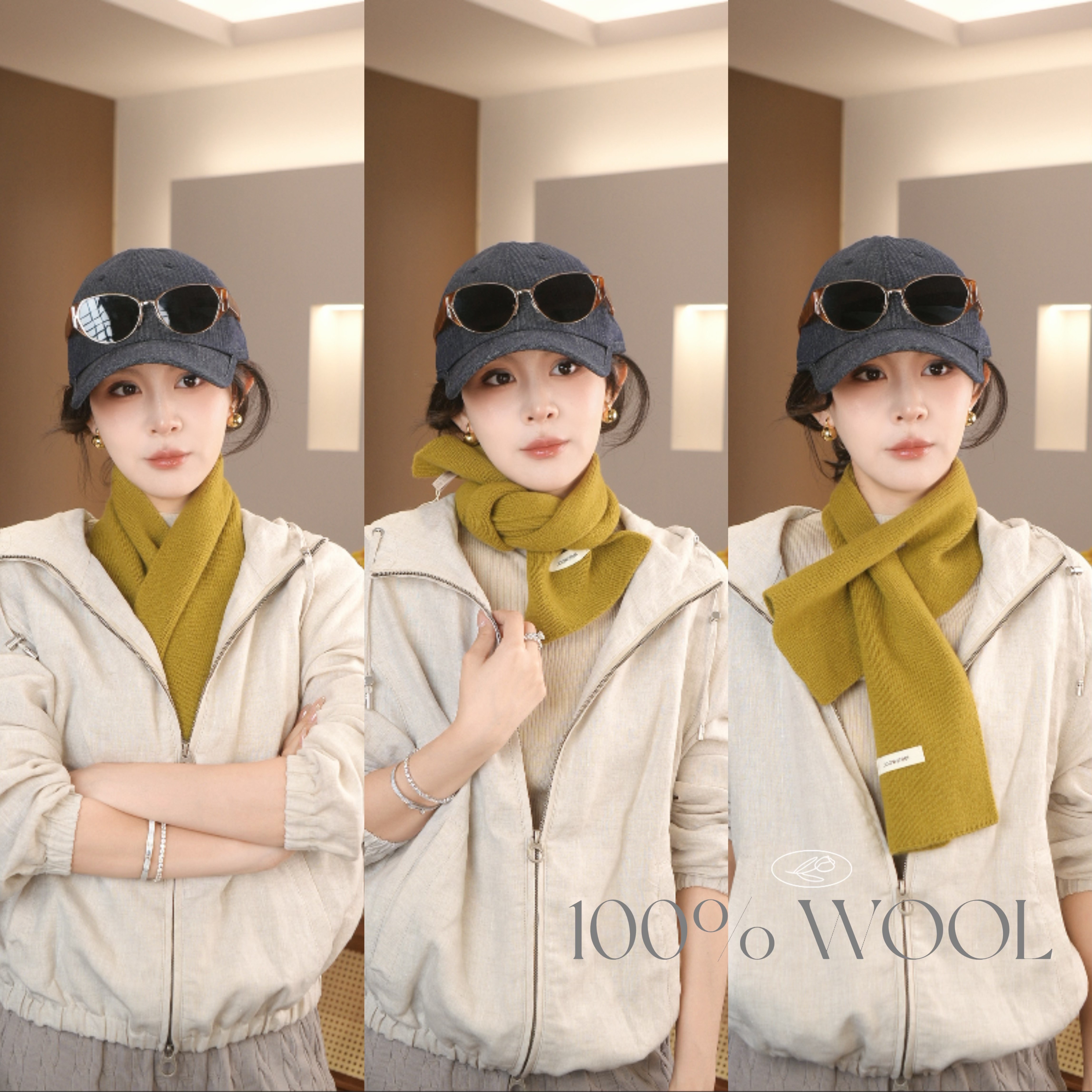 2026早秋新款100%羊毛围巾情侣亲子 ins风柔软针织保暖围脖,服饰配件/皮带/帽子/围巾,围巾/丝巾/披肩,淘宝优惠券,粉丝福利购,淘宝优惠卷