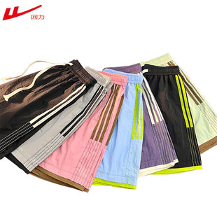 男青少年百搭户外运动沙滩短裤 多巴胺速干五分裤 回力夏季 Warrior