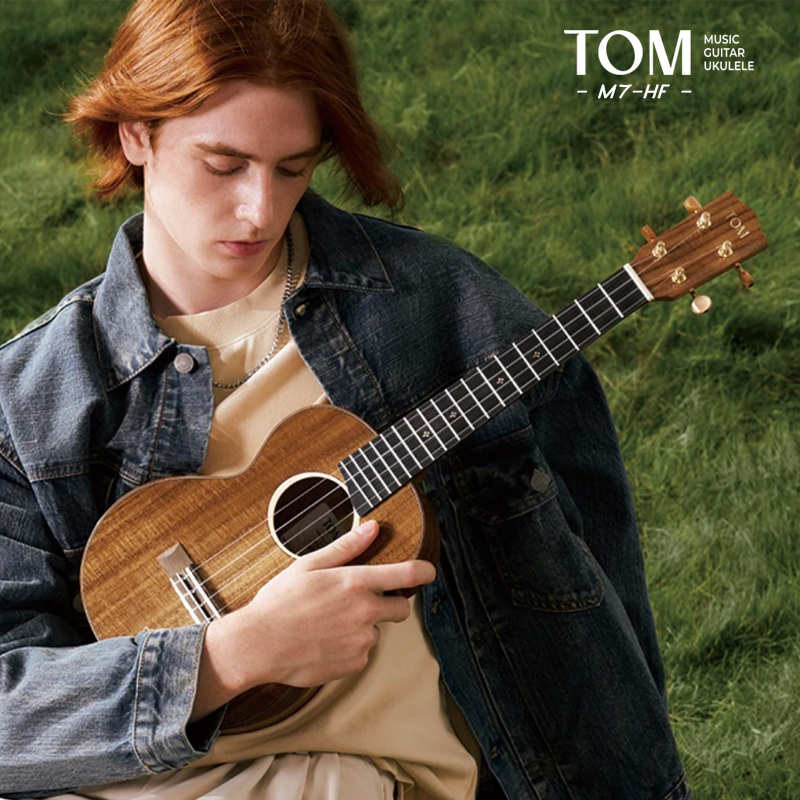 TOM M7HF相思木全单尤克里里23寸26寸男女生款ukulele四弦小吉他
