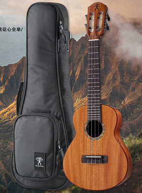 彩虹人桃花心木全单板尤克里里23/26寸男女AC30AT30进阶小吉他