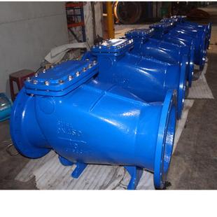 HH44X微阻缓闭止回阀铸钢法兰控制阀DN400标准GB T13927