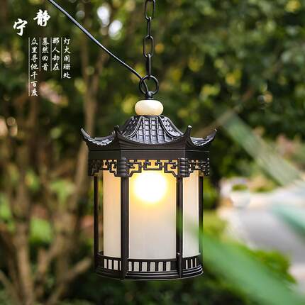 户外LED庭院壁灯园林草坪灯别墅大门柱子灯欧式复古园林景落地灯