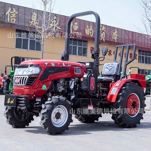 果园大棚专用低矮迷你型604E四驱四轮拖拉机 中型高效率爬坡王