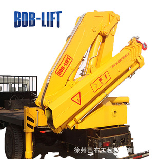 自制随车吊8吨10吨折臂起重机全液压伸缩车载起重吊机无线遥控