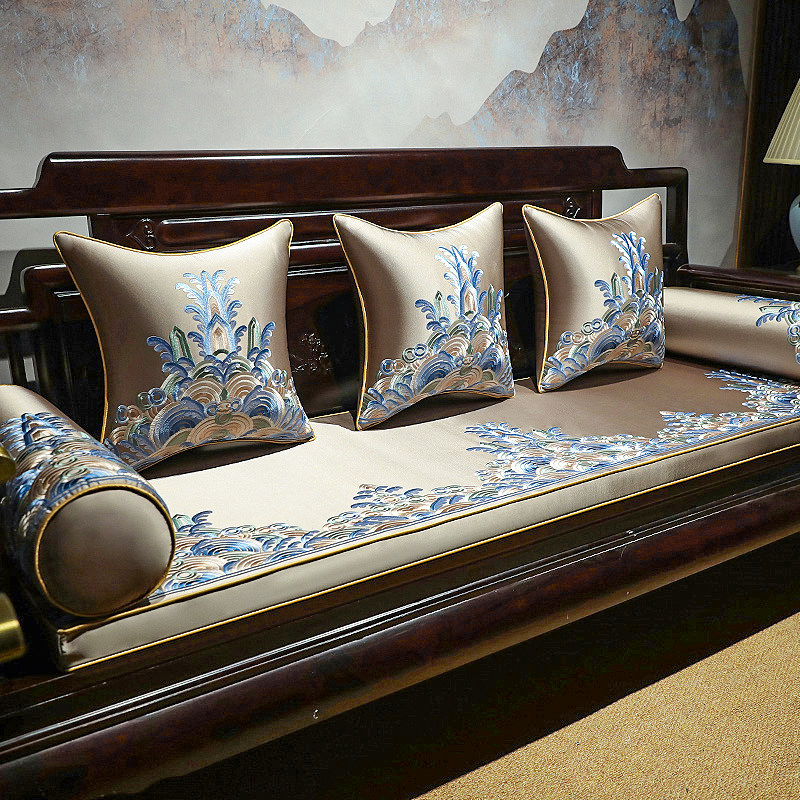 中式红木沙发坐垫定制罗汉床垫实木沙发家具垫子椰棕乳胶四季通用,居家布艺,沙发垫,淘宝优惠券,粉丝福利购,淘宝优惠卷