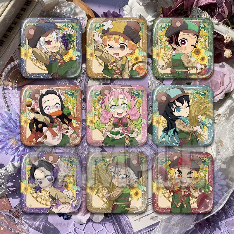 鬼灭之刃时透无一郎蜜璃徽章吧唧