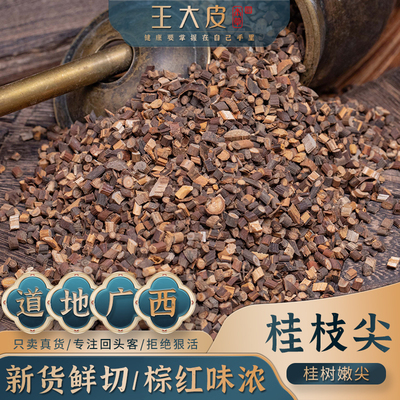 王大皮桂枝道地广西高品质桂枝尖新鲜切嫩枝500g桂枝汤桂枝甘草汤