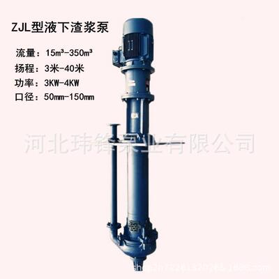 ZJL-型立式渣浆泵液下泥浆泵除渣水泵可带搅拌或液下加长