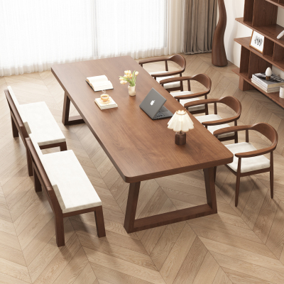 ⭕全网10W+客厅大长书桌