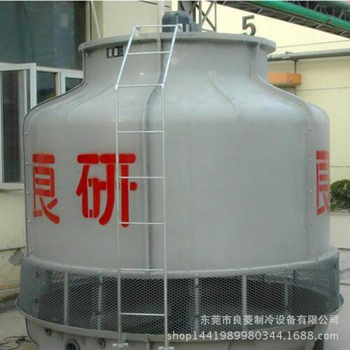 广东厂家供应30吨圆形玻璃钢冷却塔逆流散热水塔凉水塔