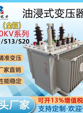 10kv三相油浸式变压器400kva电力变压器160kva高压定制s11-250kva