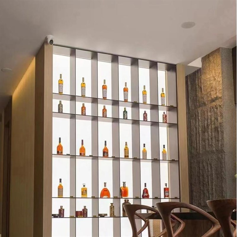 LED酒柜导光板橱柜发光板均光背灯板展示柜亚克力板发光背板定制