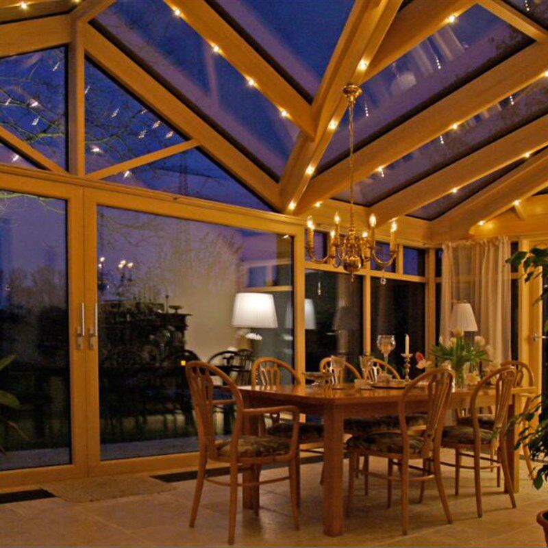 瑞明节能门窗定制断桥铝合金铝木复合铝包木内开内倒窗户封阳台