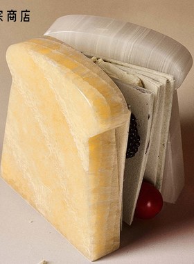 【送礼】卷宗商店JADE DECO 玉石吐司冷餐盘书档镇纸多用摆件