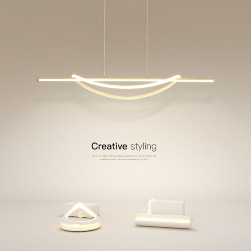 最光灯饰创意led吊灯简约现代客厅灯个性卧室灯时尚吧台灯餐厅灯