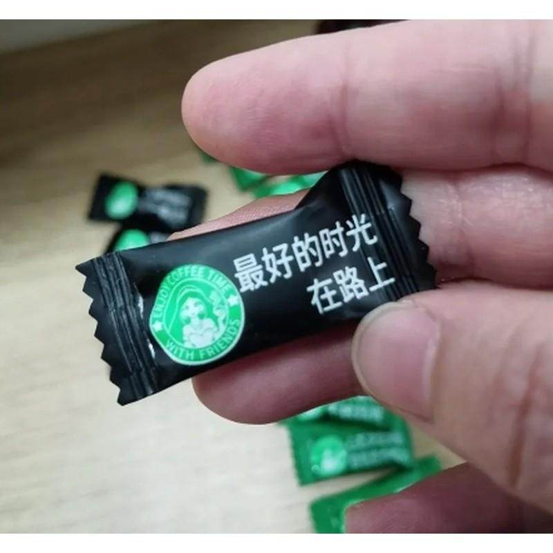 新货望漫高颜值励志咖啡糖独立包装拿铁办公室小零食犯困学生咖啡