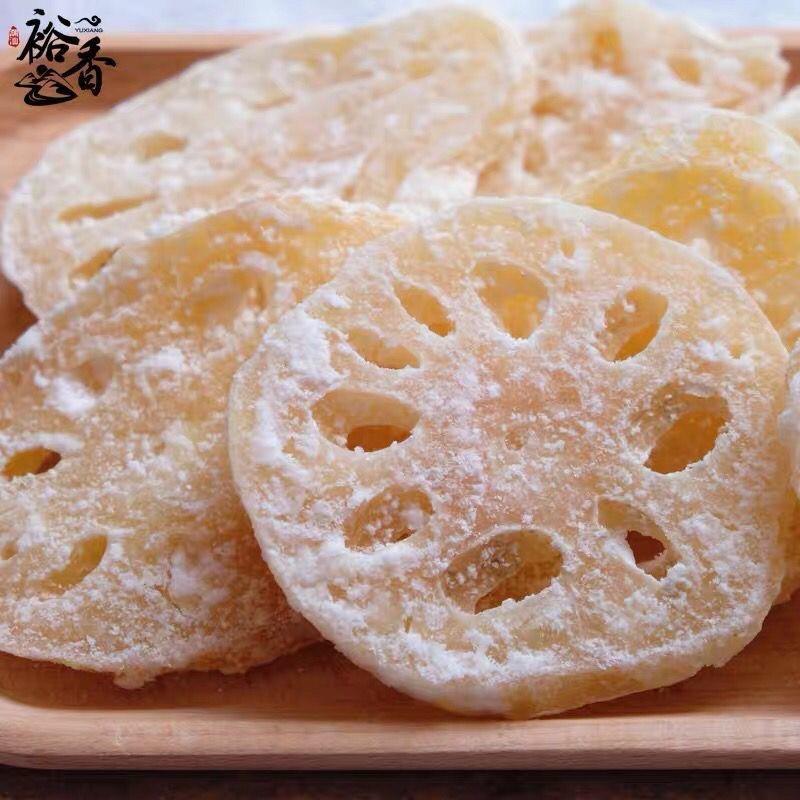 新货潮汕特产冰糖莲藕片办