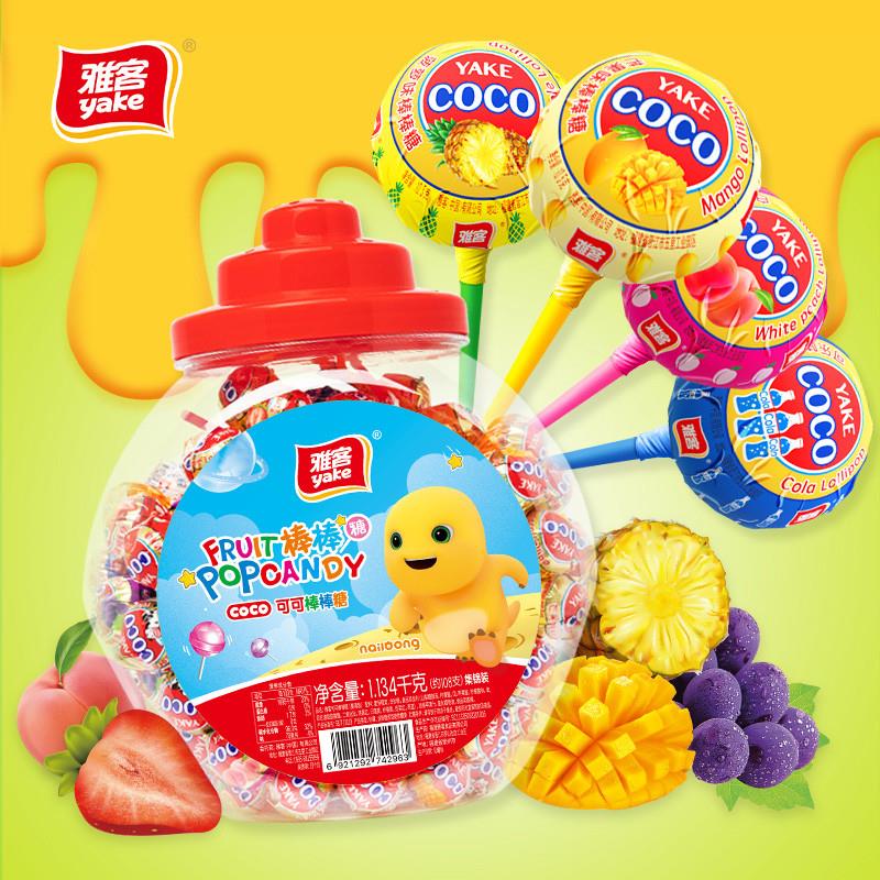 正宗COCO可可棒棒糖水果味