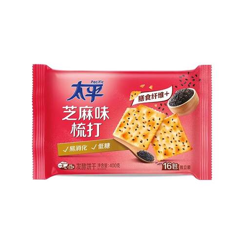 早餐营养饼干太平梳打饼干礼盒营养早餐小包装香葱味解馋零食健康