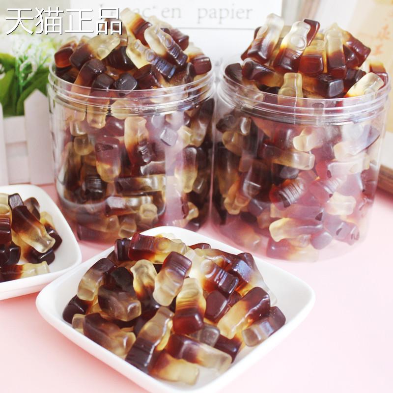 可乐味橡皮糖500克 汽水橡皮糖 QQ糖果味软糖节日礼包零食糖果