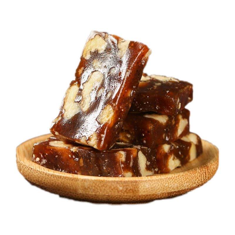 新货红枣泥核桃糕 泥枣糕 南枣核桃手工制作软糖休闲零食解馋小吃
