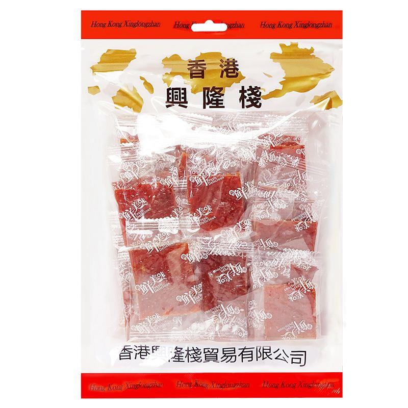 即食猪肉零食香港兴隆栈手撕猪肉脯原味猪肉干即食休闲零食小吃袋