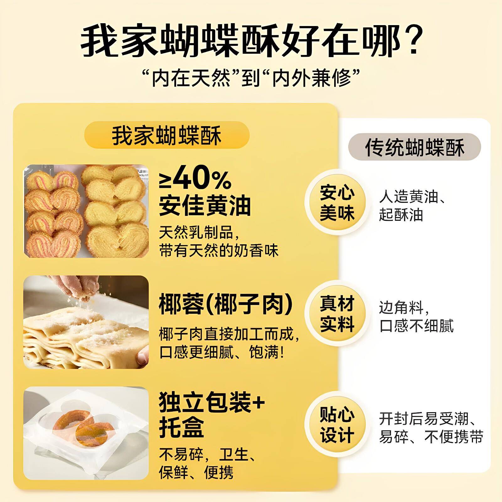 上海蝴蝶酥蝴蝶酥上海国际饭店老字号酥式黄油手工千层酥西式休闲