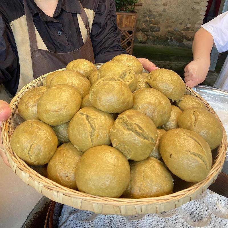 苦荞粑粑荞麦苦荞发糕苦荞粑粑苦味原味不加糖荞面馒头发糕粗粮主