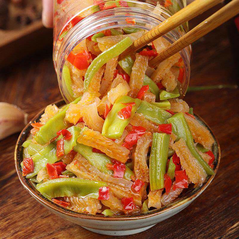 解馋即食小零食魔芋贡菜瓶装即食下饭解馋小零食贡菜魔芋爽零食休