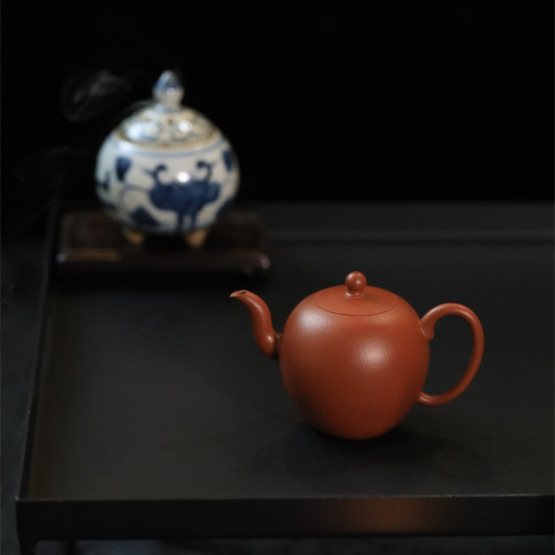 【乙巳美人肩】九瀚制原矿大红袍黑骨烧手工制 约135cc 茶具