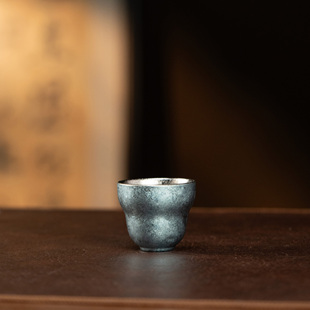 纯钛葫芦主人杯(蓝色冰花50ml)QT-2510
