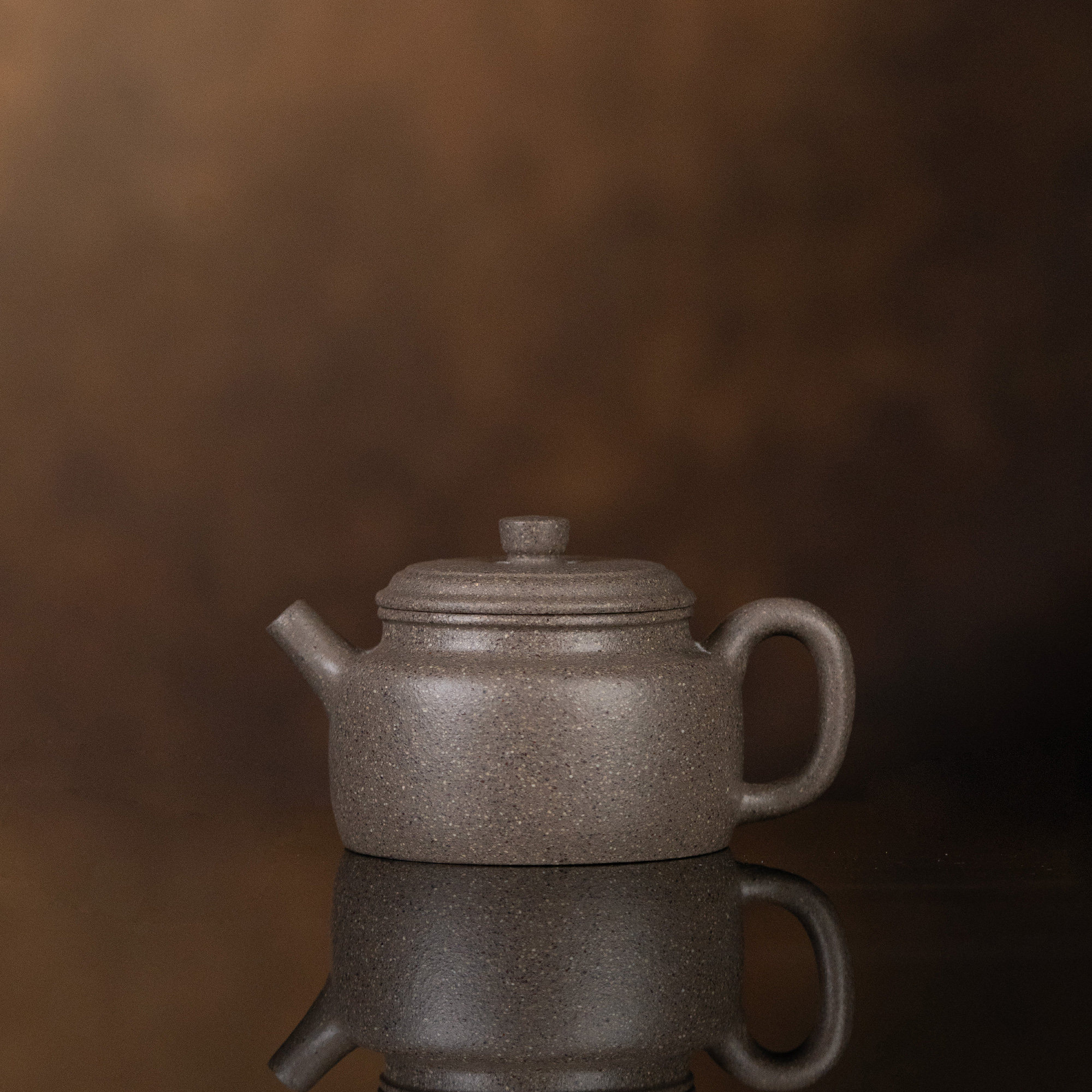 【小德钟】原矿青灰段泥约100cc手工制茶壶茶具LZDZX