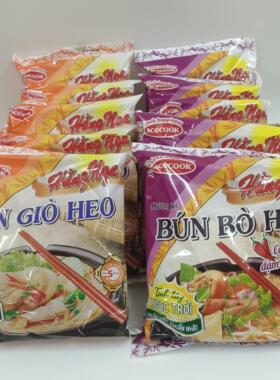 越南特产Acecook bun gio heo/bo hue猪肘粉丝牛肉米线 75g袋装