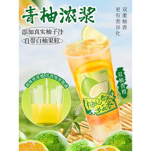 青柚浓缩汁1.2kg 商用果汁果酱饮料浓浆樱桃茶饮奶茶店专用原料