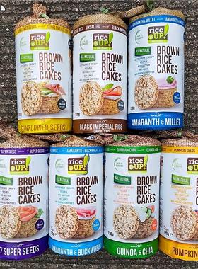 保加利亚甘齿记无糖谷物糙米饼健身低脂RICE UP BROWN RICE CAKES