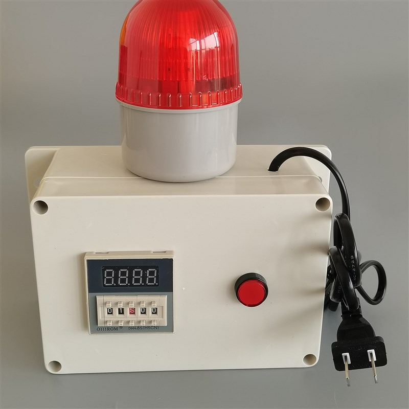 。工业电子数显计时报警器设备定时循环提醒累时器倒记时声光闪烁