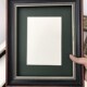 天隆雅集实木黑红色欧式 裱空框定制 油画框相框拼图挂画摆台装