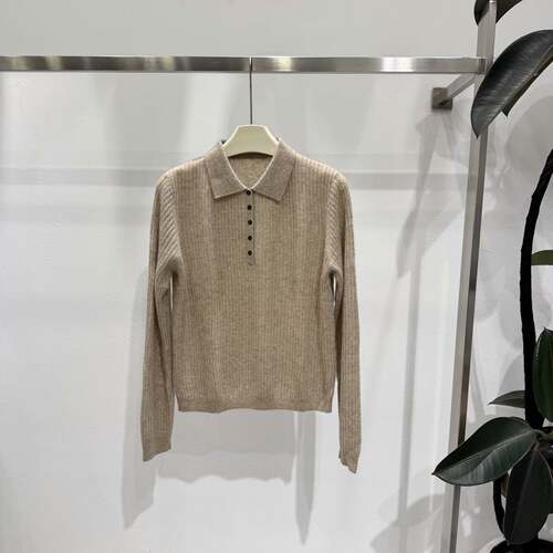 2026秋季新款燕麦色云柔珠光POLO