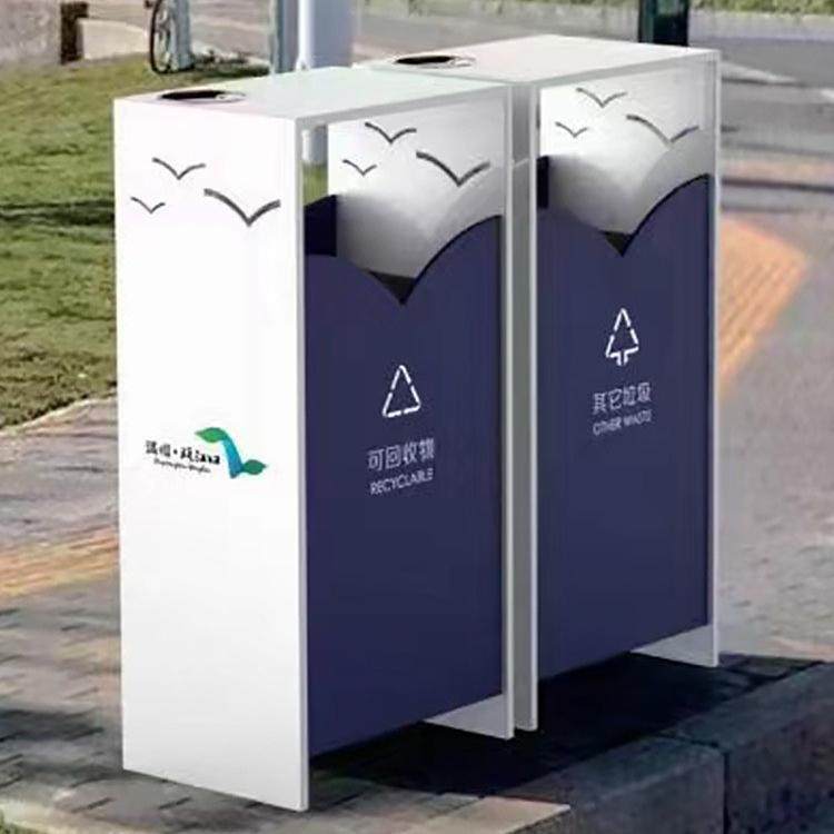 厂家户外环卫垃圾桶室外垃圾分类垃圾箱方形景区公园果皮箱