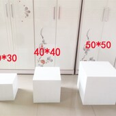 高档烤漆展示台地台橱窗展示台正方体长方体工艺品陈列架模特底座