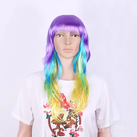 假发cos动漫cosplay彩色长卷发女生外贸舞会lolita,美发护发/假发,演出假发,淘宝优惠券,粉丝福利购,淘宝优惠卷